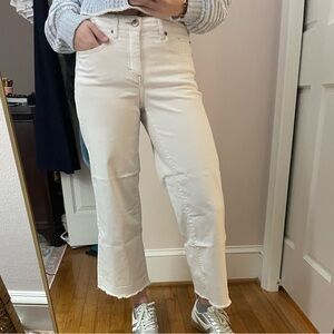 Tribal Cream Ankle Jeans